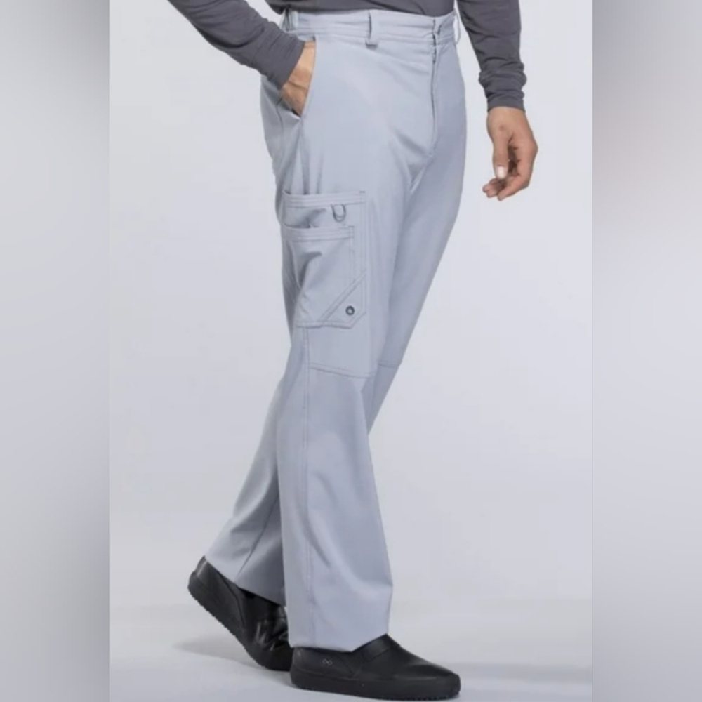 Infinity Men's Scrub Pants Modern Fit 6 Pockets Tapered Leg with Drawstr…